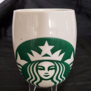 Starbucks 2010 Barrel Mermaid Mug Green Siren Logo
